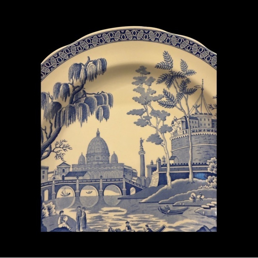 Spode Made in England Blue Room Collection ROME Dinner plate - Picture 4 of 6